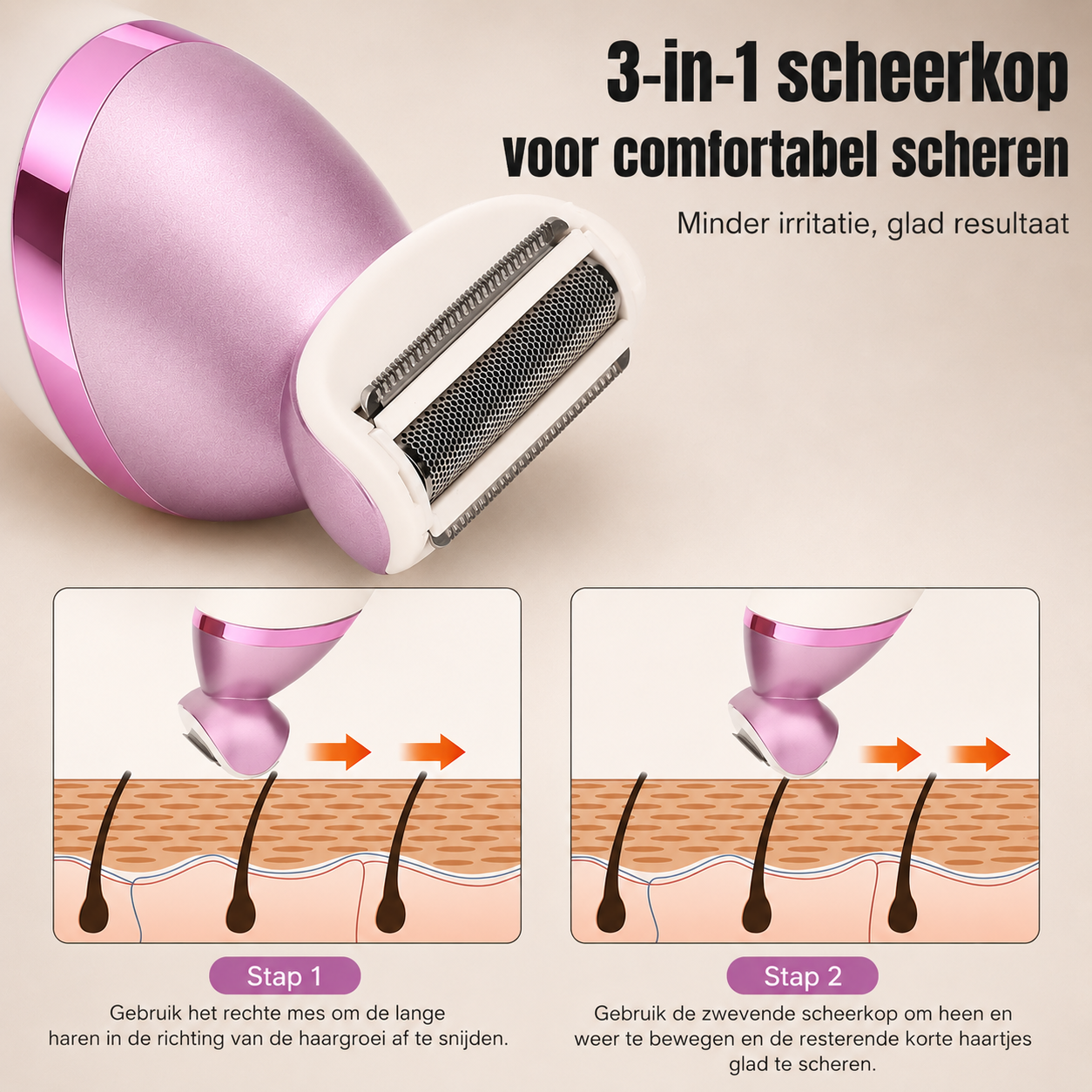 Wild & Style® 6-in-1 Ladyshave & Epilator Set