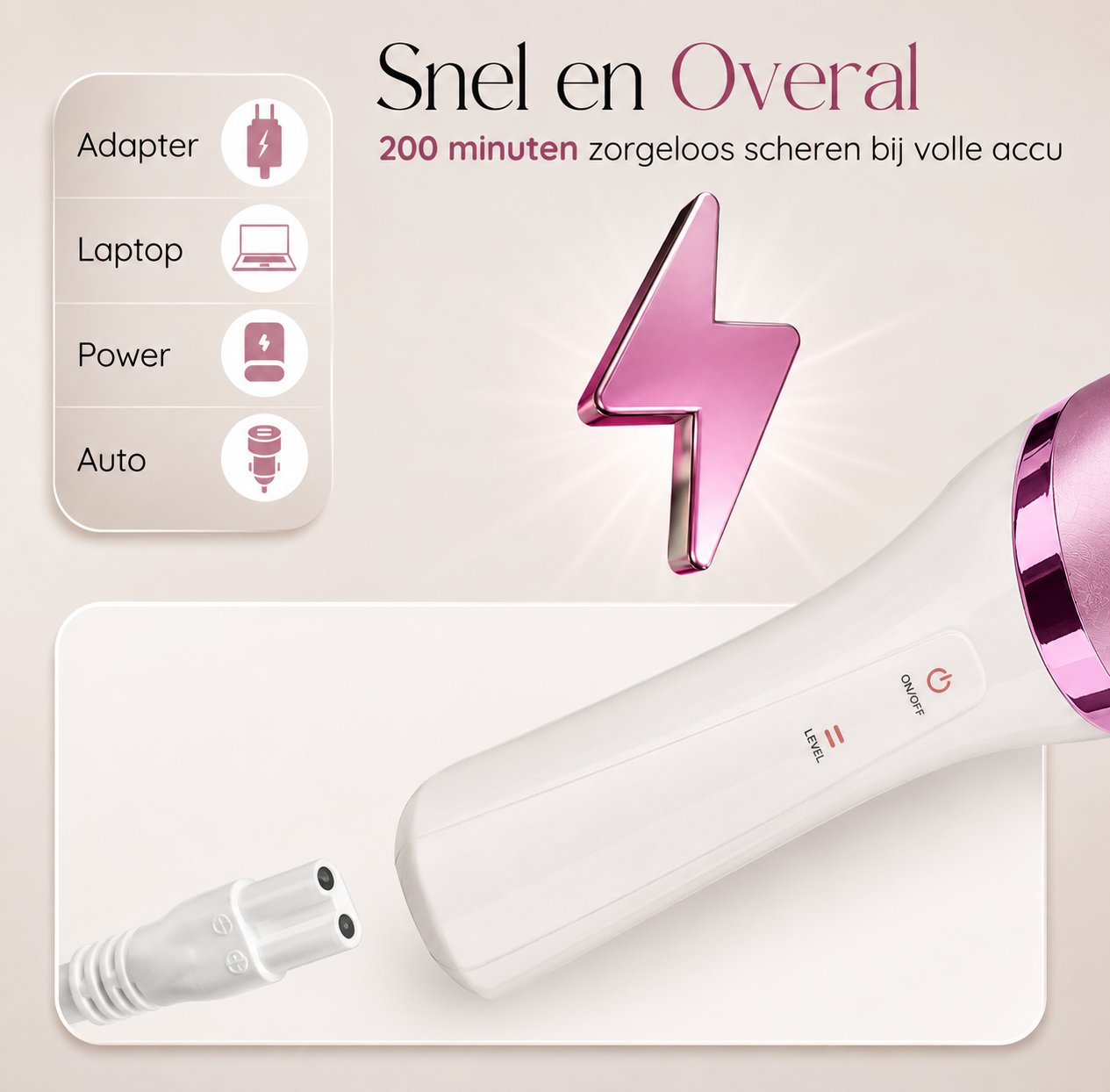 Wild & Style® 6-in-1 Ladyshave & Epilator Set