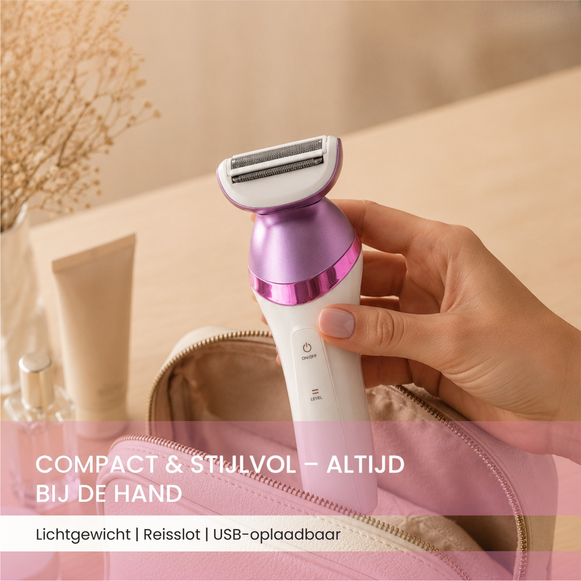 Compacte Wild & Style 6-in-1 in toilettas, reisvriendelijk